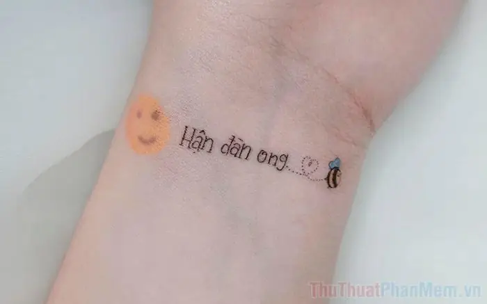 Hình Xăm Chữ Hận