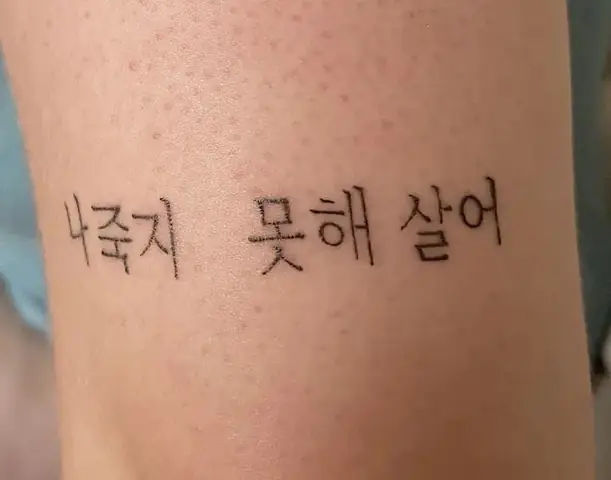 Ý Nghĩa Ẩn Chứa Sau Các Hình Xăm Chữ Hàn Quốc Ý Nghĩa Ẩn Chứa Sau Các Hình Xăm Chữ Hàn Quốc