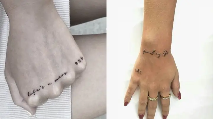 Hình Xăm Chữ Mini Đẹp Có Ý Nghĩa Nam