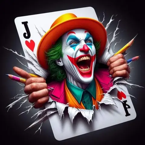 Ảnh Avatar Joker Đầy Màu Sắc – Phong Cách Fanart Và Phá Cách