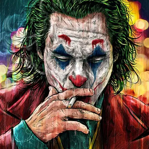 Ảnh Avatar Joker Đầy Màu Sắc – Phong Cách Fanart Và Phá Cách