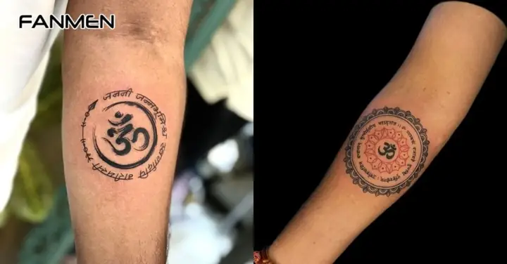 Hình Xăm Chữ Om (aum)