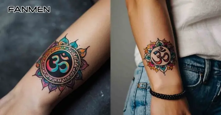 Hình Xăm Chữ Om (aum)
