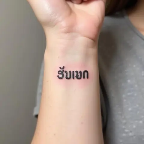 Ý Nghĩa Sâu Sắc Ẩn Sau Hình Xăm Chữ Thái