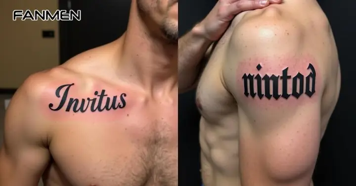 Hình Xăm Chữ Latin
