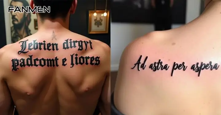 Hình Xăm Chữ Latin