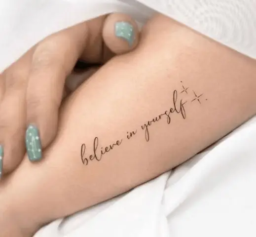 A. “believe In Yourself”