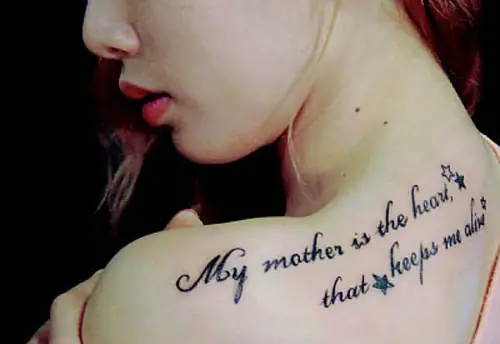 Mẫu Hình Xăm Chữ Ý Nghĩa Về Gia Đình