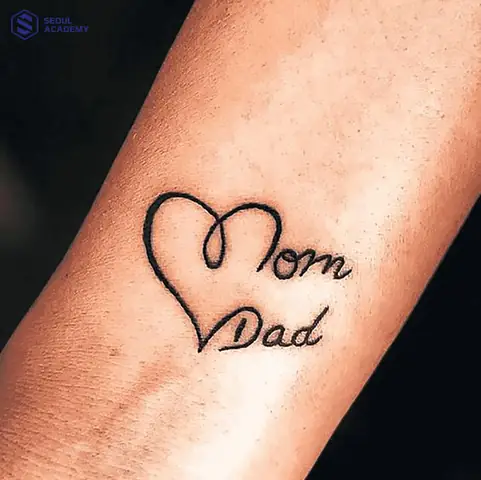 Mẫu Hình Xăm Chữ Ý Nghĩa Về Gia Đình Đơn Giản