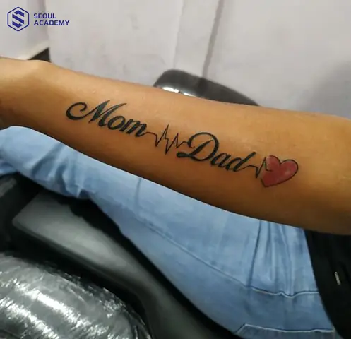 Hình Xăm Chữ Tiếng Anh Ý Nghĩa Về Gia Đình
