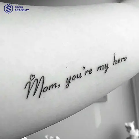 Hình Xăm Tiếng Anh Ý Nghĩa Về Mẹ