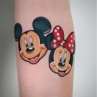 Hình Xăm Chuột Mickey