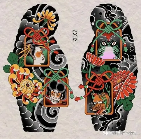 Hình Ảnh Cho Hình Xăm Chuột Nhật Cổ Full Lưng: