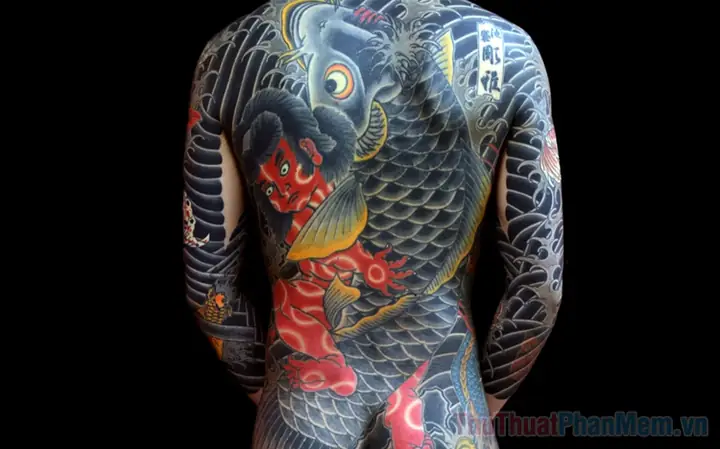 Hình Ảnh Cho Hình Xăm Chuột Nhật Cổ Full Lưng: