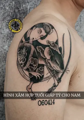 Hình Ảnh Cho Hình Xăm Chuột Nhật Cổ Full Lưng: