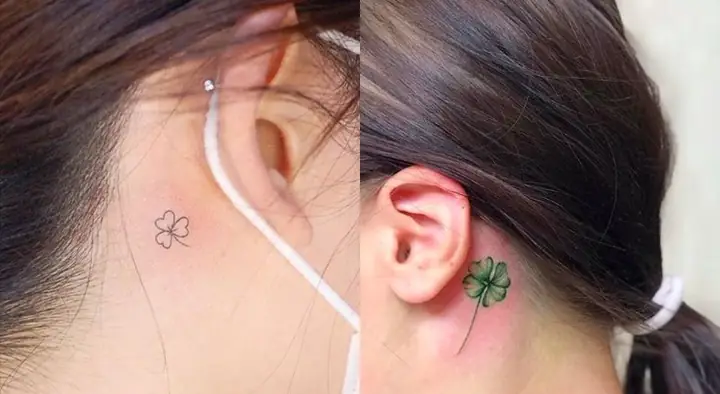 Hình Xăm Ở Sau Tai