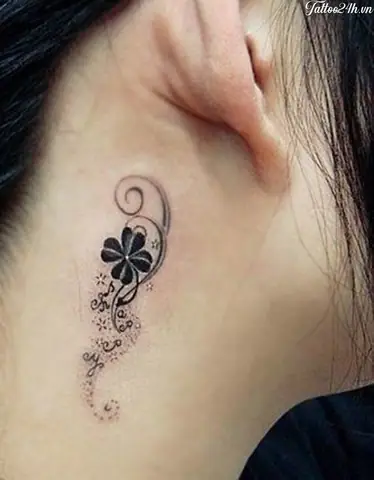 Hình Ảnh Cho Hình Xăm Cỏ 4 La Cổ Tay: Hình Ảnh Cho Hình Xăm Cỏ 4 La Cổ Tay:
