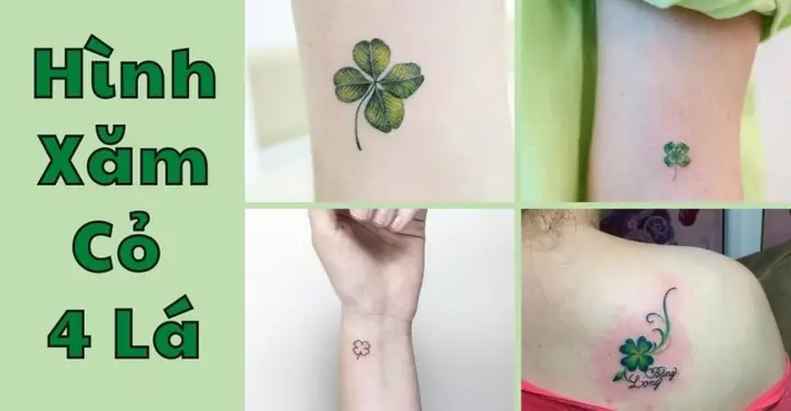Hình Ảnh Cho Hình Xăm Cỏ 4 La Cổ Tay: Hình Ảnh Cho Hình Xăm Cỏ 4 La Cổ Tay: