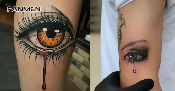 Hình Xăm Nước Mắt
