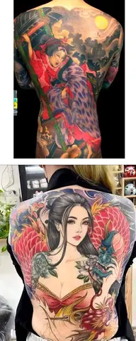 Ý Nghĩa Hình Xăm Cô Gái Nhật Full Lưng Ý Nghĩa Hình Xăm Cô Gái Nhật Full Lưng