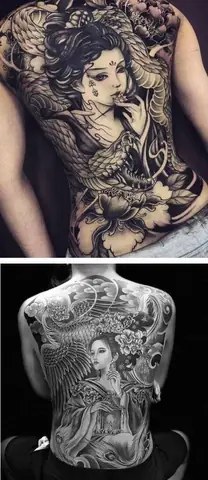 Ý Nghĩa Hình Xăm Cô Gái Nhật Full Lưng Ý Nghĩa Hình Xăm Cô Gái Nhật Full Lưng