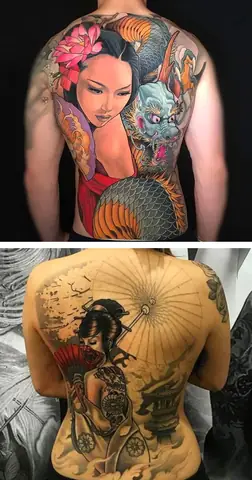 Ý Nghĩa Hình Xăm Cô Gái Nhật Full Lưng Ý Nghĩa Hình Xăm Cô Gái Nhật Full Lưng