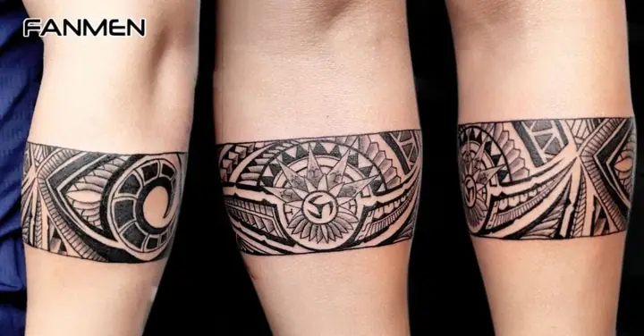 Tattoo Vòng Tay Cổ Tay Kiểu Maori