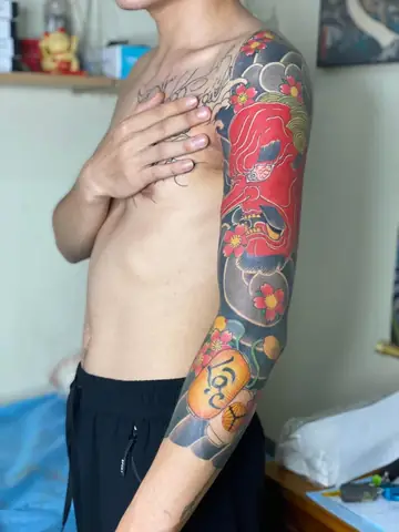 Bộ Sưu Tập 199+ Hình Xăm Nhật Cổ Full Tay Nam Đẹp, Chất Lừ
