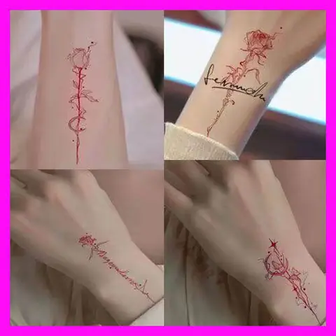 Hình Ảnh Cho Hình Xăm Cổ Tay Nữ Cá Tính: