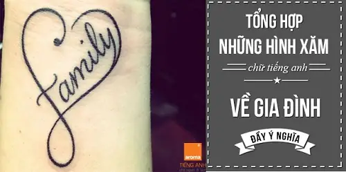 Hình Ảnh Cho Hình Xăm Chữ Tiếng Anh Ý Nghĩa Về Gia Đình: