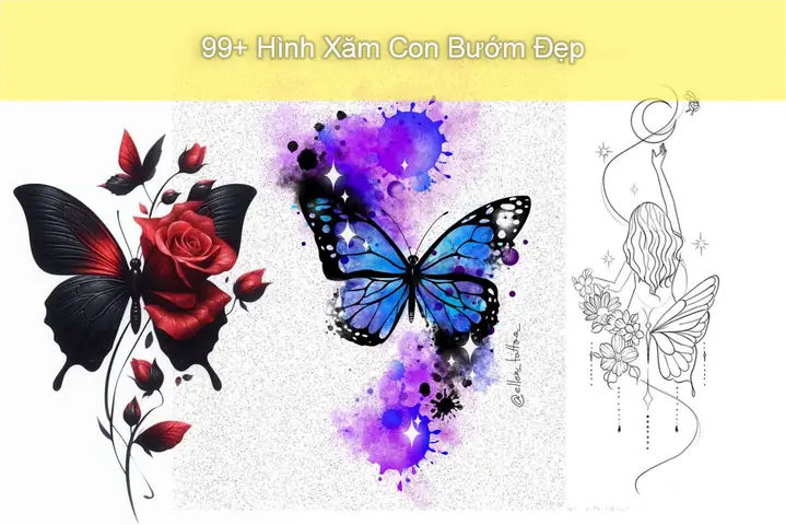 99 Hinh Xam Con Buom Dep
