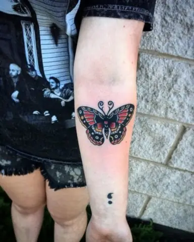 Tatuajes Con Punto Y Coma En El Brazo