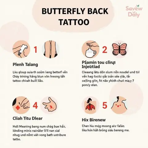 Những Lưu Ý Quan Trọng Trước Khi Xăm Hình Bướm Sau Lưng