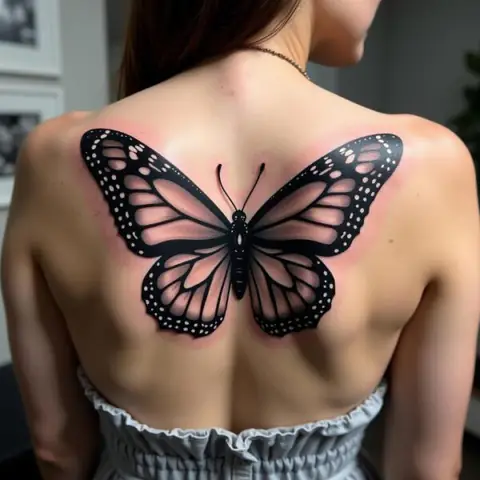Ý Nghĩa Sâu Sắc Của Hình Xăm Con Bướm Sau Lưng