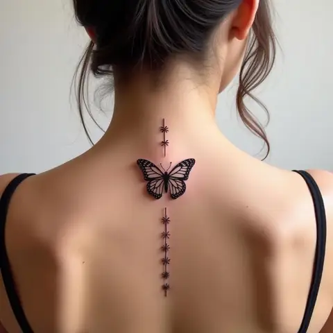 Vị Trí Xăm Hình Con Bướm Sau Lưng Và Ý Nghĩa Riêng