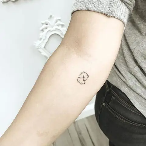 Hình Ảnh Cho Hình Xăm Con De Mini Cute: