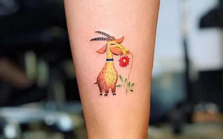 Ý Nghĩa Và Cách Thiết Kế Hình Xăm Con Dê Mini Cute Như Thế Nào?