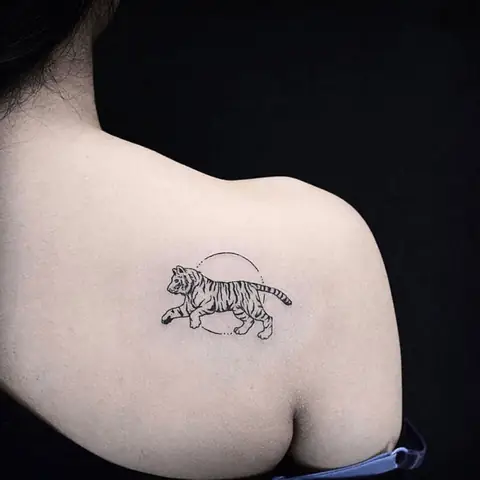 Mẫu Hình Xăm Con Hổ Đơn Giản Nào Đẹp Nhất?