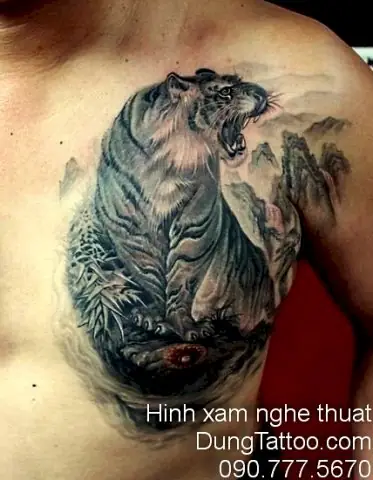Mẫu Hình Xăm Con Hổ Đơn Giản Nào Đẹp Nhất?