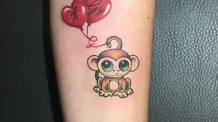Hình Xăm Con Khỉ Mini Cute Có Ý Nghĩa Gì?