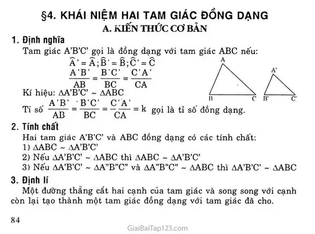 Hai Tam Giác Đồng Dạng: Khám Phá Tính Chất Và Cách Chứng Minh