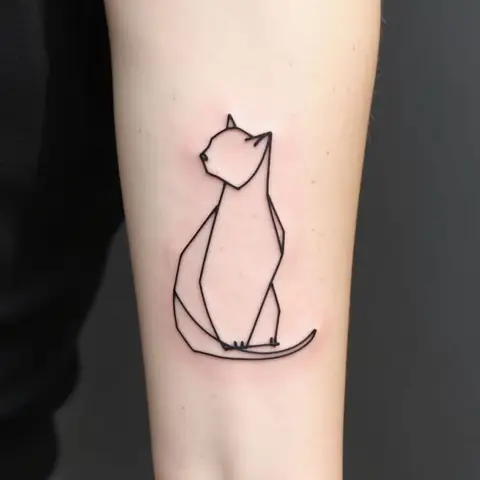 Các Phong Cách Hình Xăm Con Mèo Cute Phổ Biến Hiện Nay
