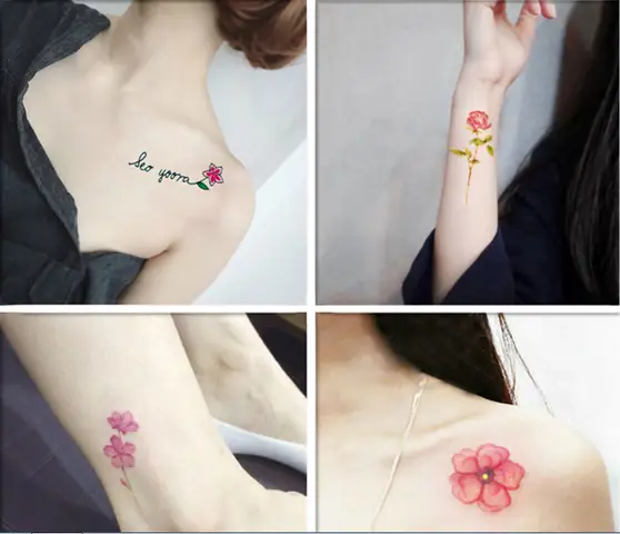 Hình Ảnh Cho Hình Xăm Con Mèo Mini Ở Cổ Tay: