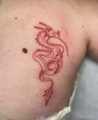 Hình Xăm Rông Mini Dành Cho Nữ