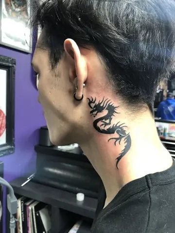 Hình Xăm Rồng Mini Dành Cho Nam