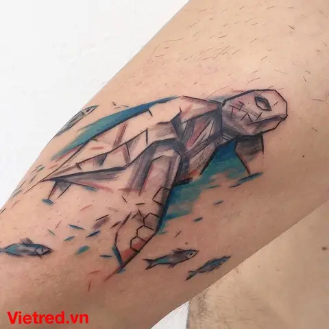 Hình Xăm Rùa Honu