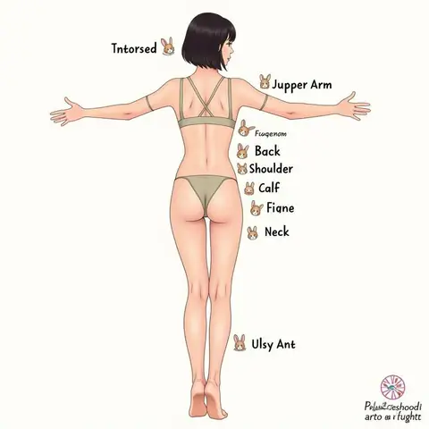 Lựa Chọn Vị Trí Thích Hợp Để Xăm Hình Con Thỏ Nhật Cổ