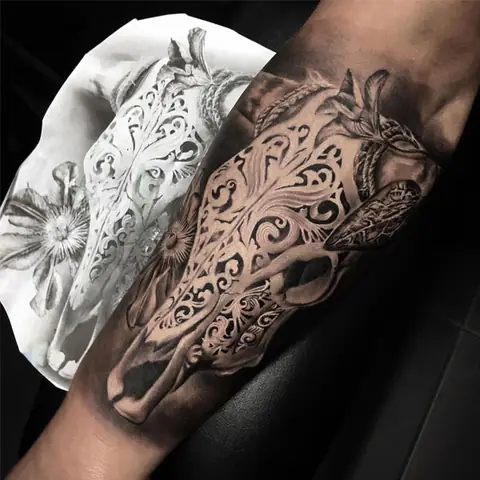 Bộ Sưu Tập Hình Xăm Con Trâu Đẹp Và Ý Nghĩa