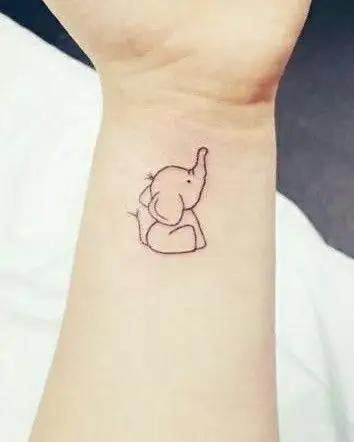 99 Hình Xăm Con Voi Mini Dễ Thương Độc Lạ