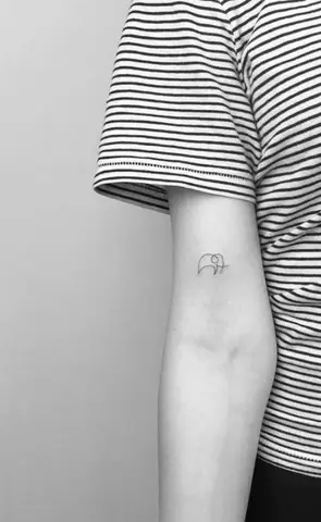 Vị Trí Nên Nào Nên Xăm Con Voi Mini?